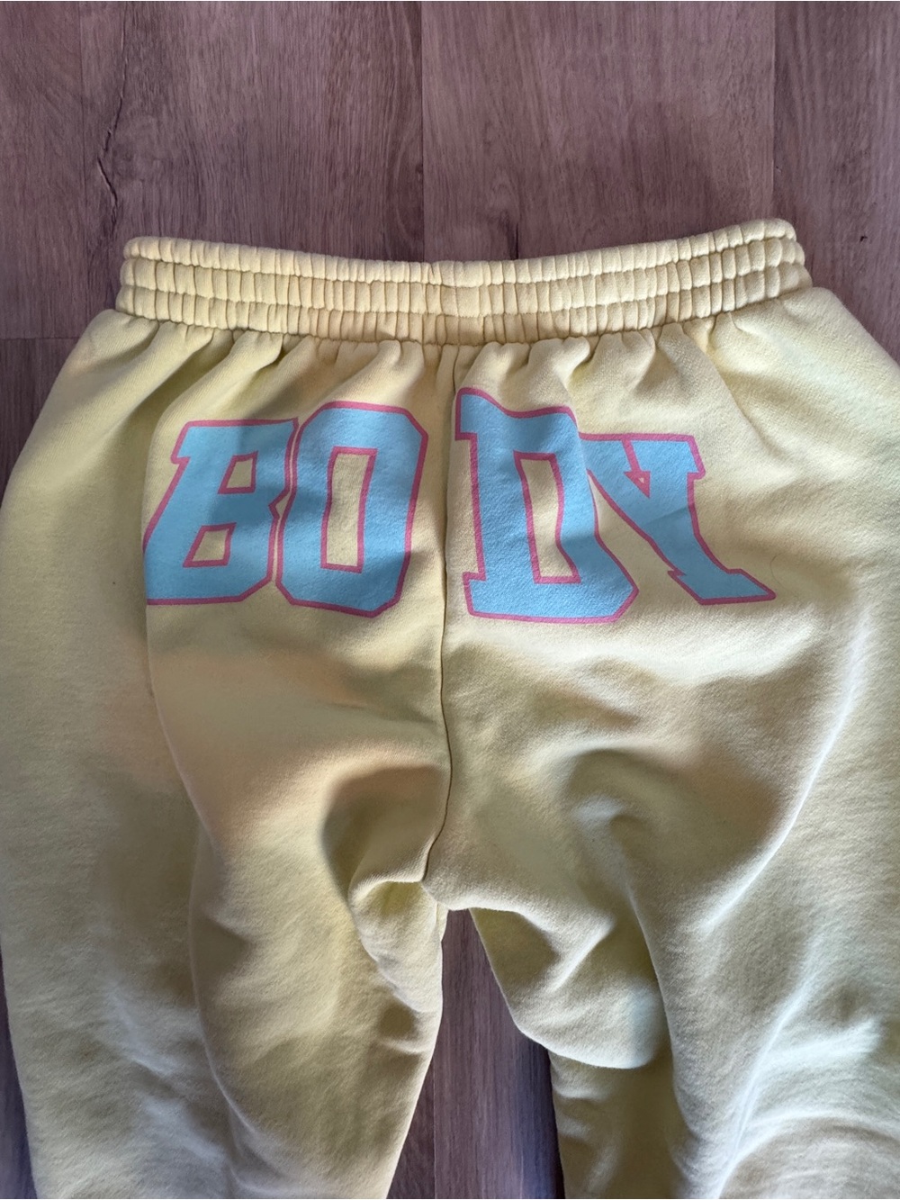 Body By Raven Tracy Yellow Sweatpant Joggers Sz L - Picture 3 of 7